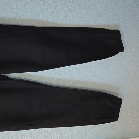 ATHLETA Cabo Linen Joggers Drawstring Waist Zipper Pockets Sz 10 Tall - Picture 7 of 15